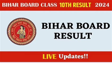 Bihar Board 10th Result 2024 Live: BSEB Matric result link here .